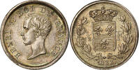 France 1/2 Franc Monnaie, Henri V, ESSAI, Argent, Gadoury:404 -