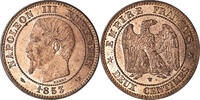 France 2 Centimes Monnaie, Napoleon III, Napoléon III, Lille -
