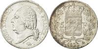 France 5 Francs Monnaie, Louis XVIII, Louis XVIII, Paris, Argent -