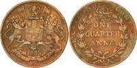 Inde britannique 1/4 Anna Monnaie, INDIA-BRITISH, Cuivre, KM:446.1 -