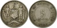 Bornéo du Nord 5 Cents Monnaie, BRITISH NORTH BORNEO, Heaton, Birmingham -