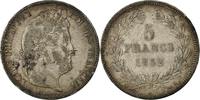 France 5 Francs Monnaie, Louis-Philippe, La Rochelle, Argent -