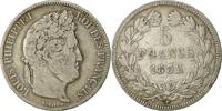 France 5 Francs Monnaie, Louis-Philippe, Limoges, Argent -