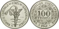 Communauté économique des États de l'Afrique de l' 100 Francs Monnaie, Afrique de l'Ouest, Paris, ESSAI, Nickel, KM:E4 -
