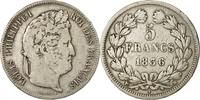 France 5 Francs Monnaie, Louis-Philippe, Marseille, Argent -