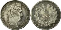 France 1/4 Franc Monnaie, Louis-Philippe, Paris, Argent -