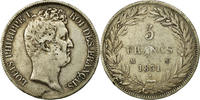 France 5 Francs Monnaie, Louis-Philippe, Toulouse, Argent -
