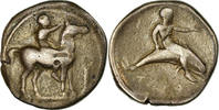 Statère Monnaie, Calabre, Tarentum, Argent, SNG ANS:879 var. -