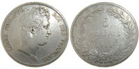 France 5 Francs Monnaie, Louis-Philippe, Paris, Argent, Gadoury:675 -