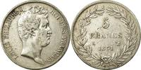 France 5 Francs Monnaie, Louis-Philippe, Rouen, Argent, Gadoury:676 -