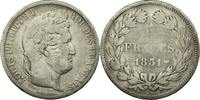 France 5 Francs Monnaie, Louis-Philippe, Marseille, Argent -