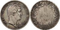 France 5 Francs Monnaie, Louis-Philippe, Lille, Argent, KM:736.3 -