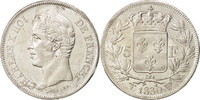 France 5 Francs Monnaie, Charles X, Lille, Argent, KM:728.13 -