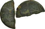 1/2 Dupondius Monnaie, Auguste, Half Dupondius, Nîmes, Bronze, RIC:160 -