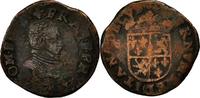 Belgique Liard, Oord Monnaie, Flandre, François d'Alençon, Undated, Bruges -