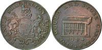 Grande-Bretagne Halfpenny Token Monnaie, F Shackelton, Middlesex -