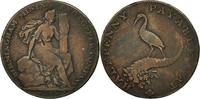 Grande-Bretagne Halfpenny Token Monnaie, Birmingham Mining & Copper Company -