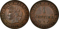 France Centime Monnaie, Cérès, Paris, Bronze, Gadoury:88 -