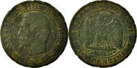 France Centime Monnaie, Napoleon III, Lille, Différent Ancre -