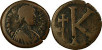 Demi-Follis Monnaie, Anastase Ier, Nicomédie, Cuivre, Sear:38 -