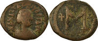 Demi-Follis Monnaie, Anastase Ier, Antioche, Rare, Cuivre -