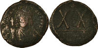 Demi-Follis Monnaie, Tibère II Constantin, Constantinople -
