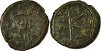 Demi-Follis Monnaie, Maurice Tibère, Constantinople, Cuivre -