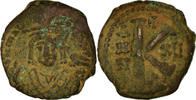 Demi-Follis Monnaie, Maurice Tibère, Antioche, Cuivre, Sear:535 -