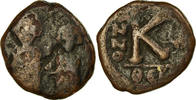 Demi-Follis Monnaie, Heraclius, avec Heraclius Constantin -