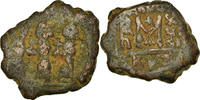 Follis Monnaie, Héraclius, Héraclius Constantin et Martine, Cyzique -