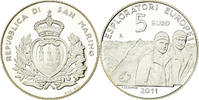 Saint Marin 5 Euro San Marino, European Discoveries, Argent, KM:501 -