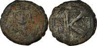 Demi-Follis Monnaie, Maurice Tibère, Antioche, Bronze, Sear:535 -