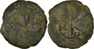 Demi-Follis Monnaie, Maurice Tibère, Antioche, Bronze, Sear:535 -