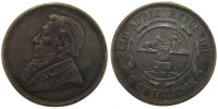 Afrique du Sud 2 Shillings Monnaie, Argent, KM:6 -