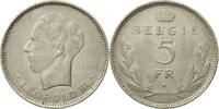 Belgique 5 Francs, 5 Frank Monnaie, Nickel, KM:109.1 -