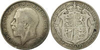Grande-Bretagne 1/2 Crown Monnaie, George V, Argent, KM:818.1a -