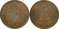 France 2 Centimes Monnaie, Napoleon III, Napoléon III, Bordeaux -