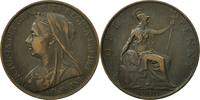Grande-Bretagne Penny Monnaie, Victoria, Bronze, KM:790 -