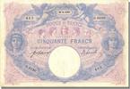 France 50 Francs Billet, 50 F 1889-1927 ''Bleu et Rose'', 1915-04-24 -