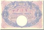 France 50 Francs Billet, 50 F 1889-1927 ''Bleu et Rose'', 1916-09-05 -