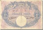 France 50 Francs Billet, 50 F 1889-1927 ''Bleu et Rose'', 1926-10-30 -