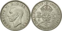 Grande-Bretagne Florin, Two Shillings Monnaie, George VI, Argent -