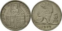 Belgique 5 Francs, 5 Frank Monnaie, Nickel, KM:117.1 -