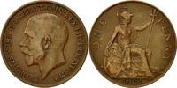 Grande-Bretagne Penny Monnaie, George V, Bronze, KM:810 -