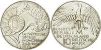 République fédérale allemande 10 Mark Monnaie, Hamburg, Argent -
