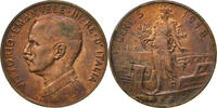 Italie 5 Centesimi Monnaie, Vittorio Emanuele III, Rome, Bronze -