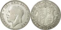 Grande-Bretagne 1/2 Crown Monnaie, George V, Argent, KM:818.2 -