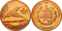 Guatemala Quetzal Monnaie, Tower, Cuivre, KM:1e.1 -