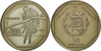 Guatemala 50 Quetzales Monnaie, Tower, Copper-nickel, KM:3f.2 -
