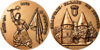 France Médaille Medal, Jeanne Hachette , Beauvais, Bosc, Bronze -